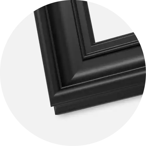Rama Mora Premium Sticla Negru 60x90 cm Calitate înaltă