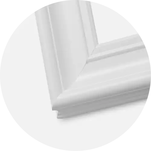 Premium Rama Mora Premium Sticla Alb 50x70 cm
