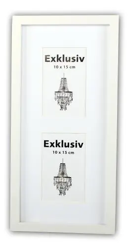 Exclusiv Ramă pentru colaj Alb - 2 Fotografii Plată sigură