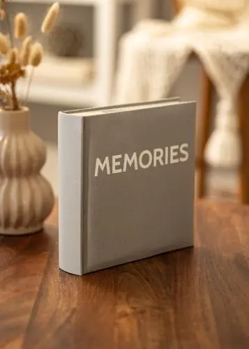 Cel mai vândut Memories Linen Album Gri închis - 200 fotografii în 10x15 cm
