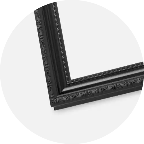 Ramă Abisko Negru 35x50 cm - Paspartu Negru 9x12 inches Ofertă