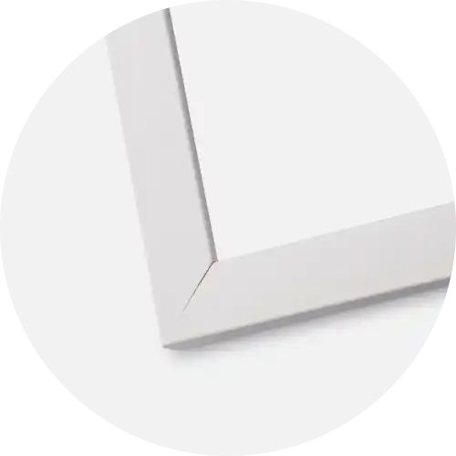 Popular Ramă Stilată Alb 60x60 cm - Paspartu Alb 45x45 cm