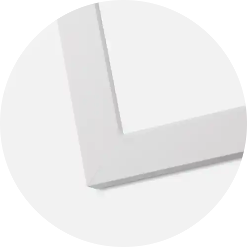 Plată sigură Ramă White Wood 20x25 cm - Paspartu Alb 5x7 inches