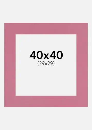 Passepartout Carnation (Miez Alb) 40x40 cm (29x29) Noutate
