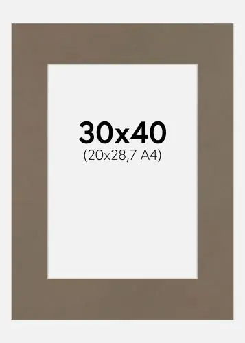 Retur gratuit Passepartout Hedge Hog (Miez Alb) 30x40 cm (20x28,7 - A4)