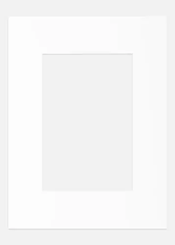 Paspartu Alb Standard (Miez Alb) 14x22 inches (3,6x11,6) Bestseller