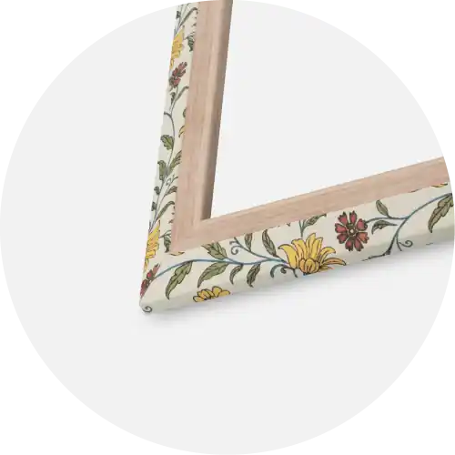 Ramă Arco Floral Stejar 30x40 cm - Paspartu Alb 21x29,7 cm Nu rata
