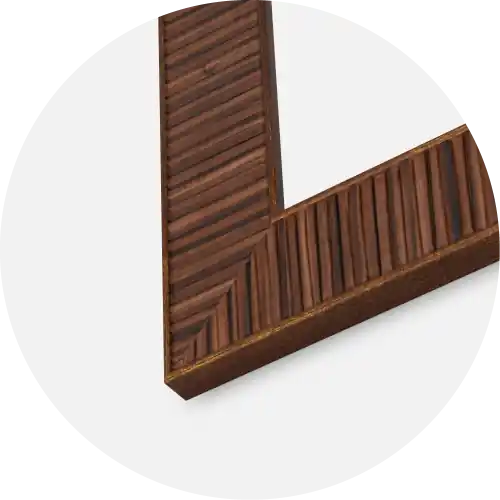 Ramă Agust Rosewood 60x80 cm - Paspartu Alb 52x72 cm Super ofertă