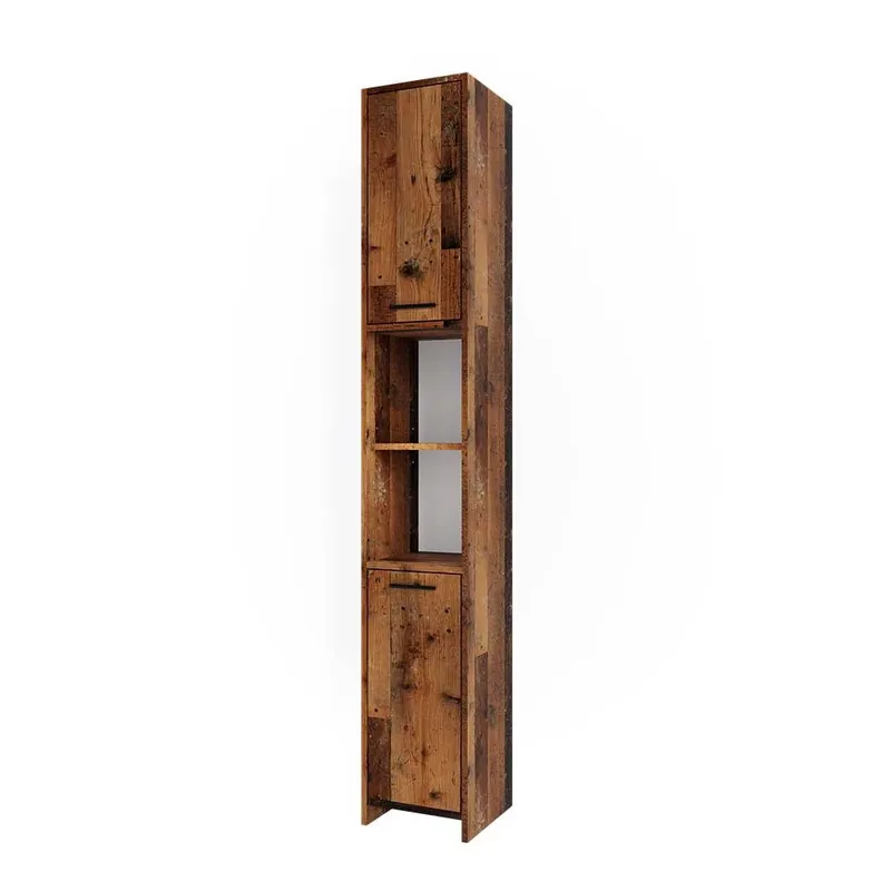 Promoție Dulap de baie Kiko Stejar rustic 30x190 cm Vicco