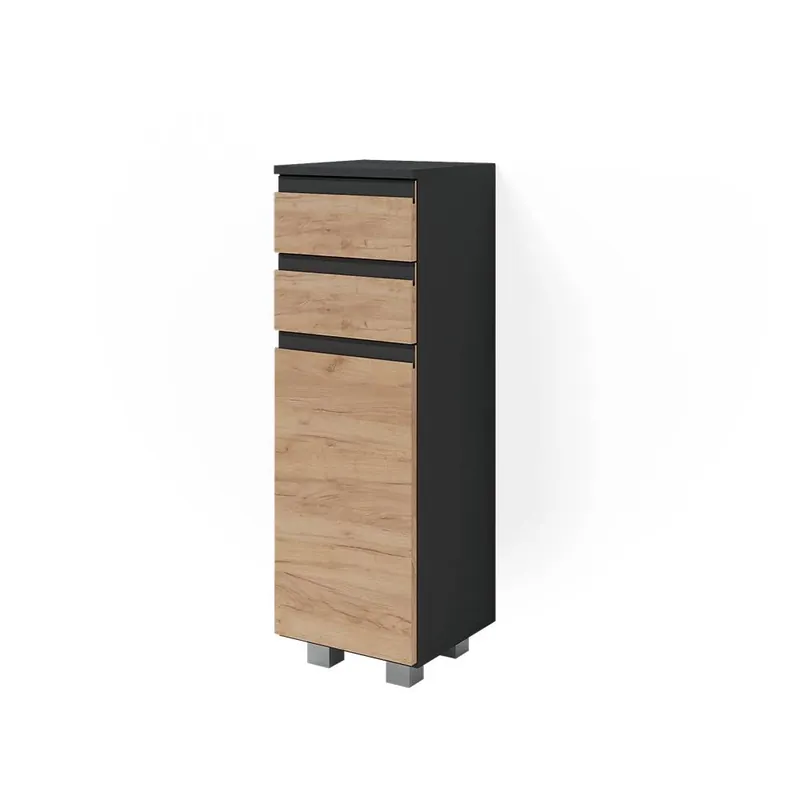 Cumpărături sigure Dulap midi J-Shape Stejar Goldkraft 30x95 cm Vicco