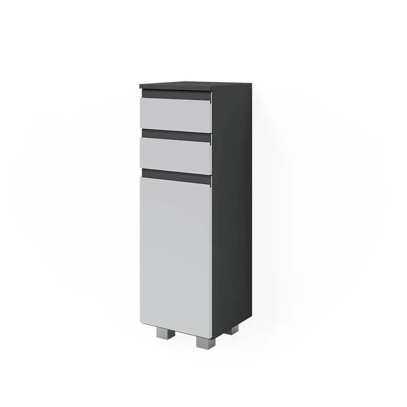 Dulap midi J-Shape Alb 30x95 cm Vicco Plată securizată
