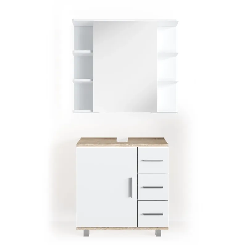 Doar azi Set mobilier baie Ilias Sonoma 2 părți Vicco