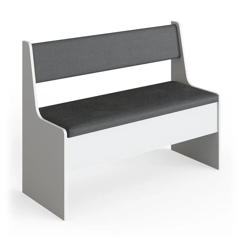 Bancă de colț pentru sufragerie Roman Alb 41.5 x 106.6 cm Vicco Promoție