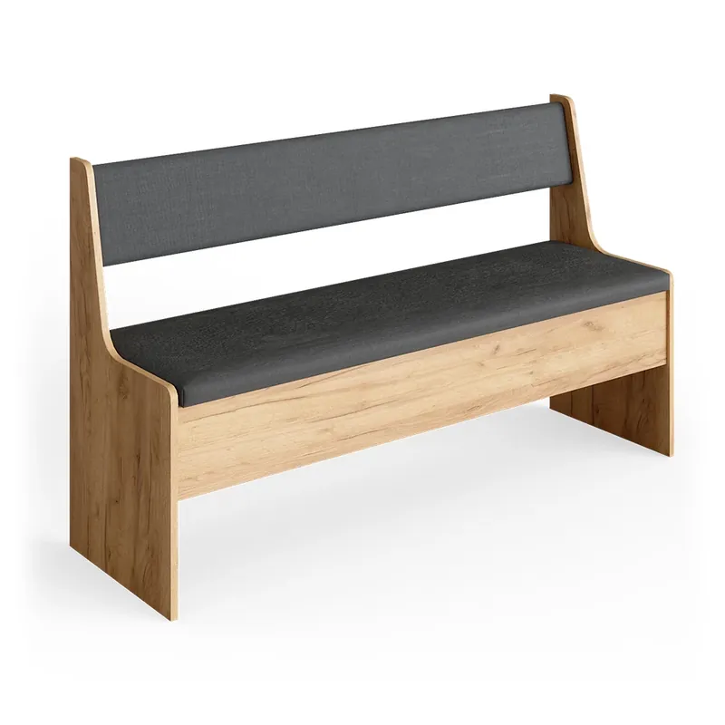Bancă de colț pentru sufragerie Roman Stejar Goldkraft 136.6 x 41.5 cm Vicco Reducere