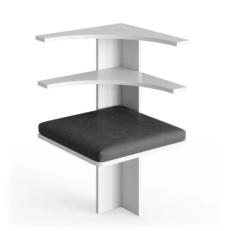 Expediere rapidă Bancă de colț pentru sufragerie Roman Alb 43.5 x 43.5 cm Vicco