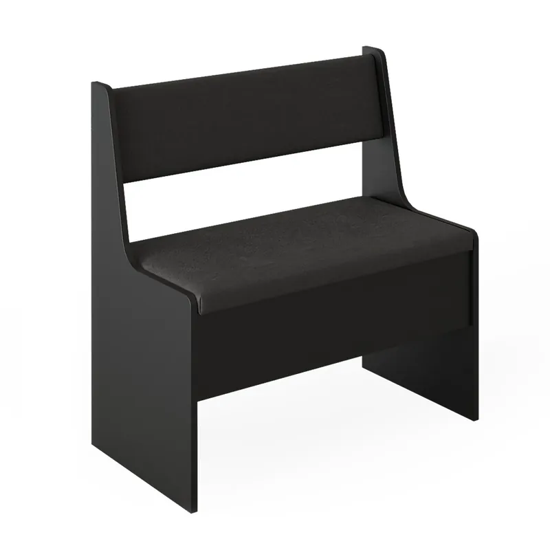Bancă de colț pentru sufragerie Roman Negru 41.5 x 76.6 cm Vicco Reducere