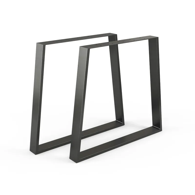 Picioare de masă Negru 80x72 cm Trapezoidal Vicco Chilipir
