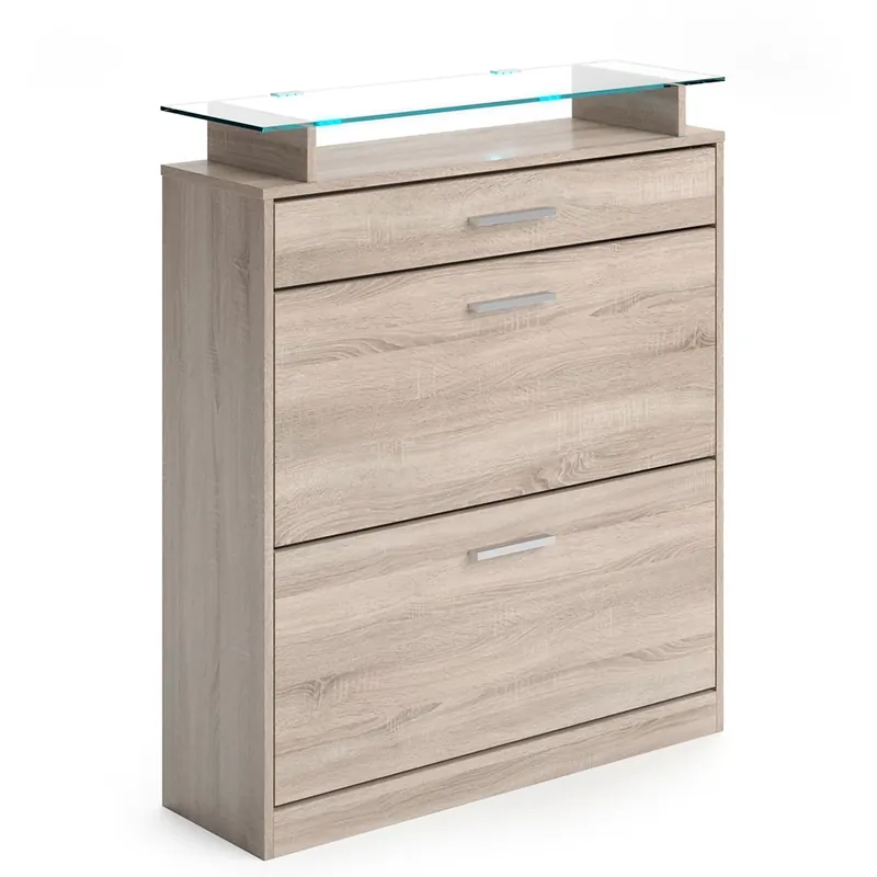 Dulapul pentru pantofi Alex Sonoma 89x104 cm Vicco Ofertă limitată