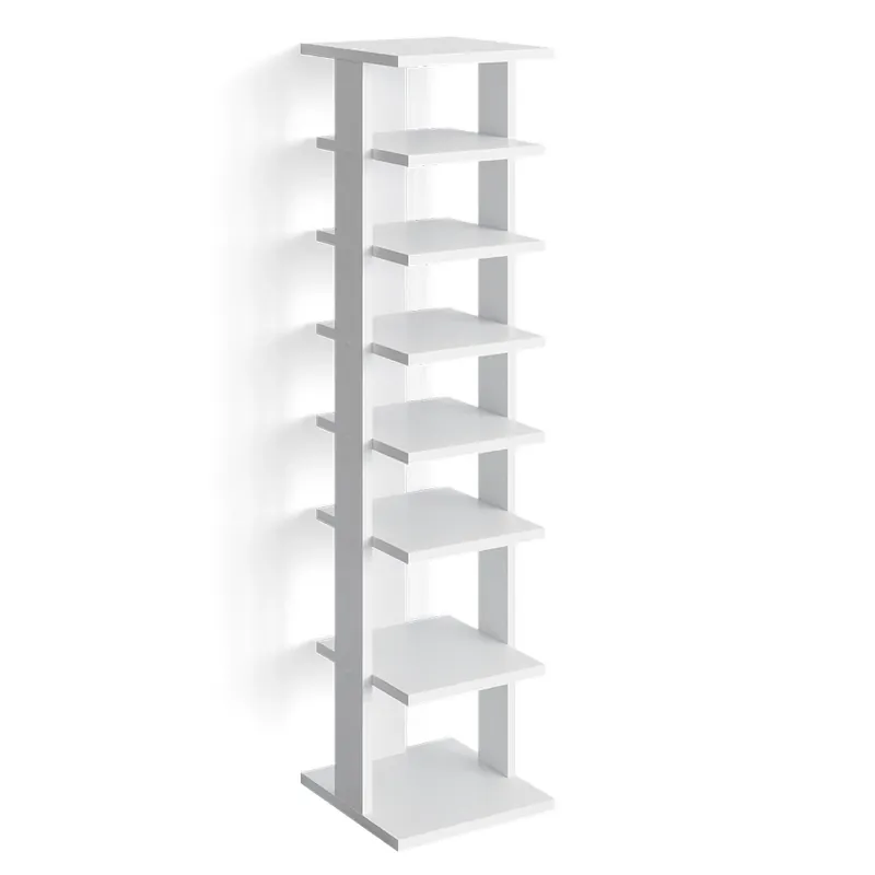 Premium Dulap pentru pantofi Sara Alb 26.7x110 cm Vicco