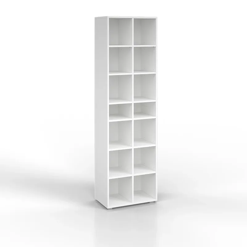 Ofertă de sezon Dulap pentru pantofi Paris Alb 54.2x183.3 cm 14 compartimente Vicco