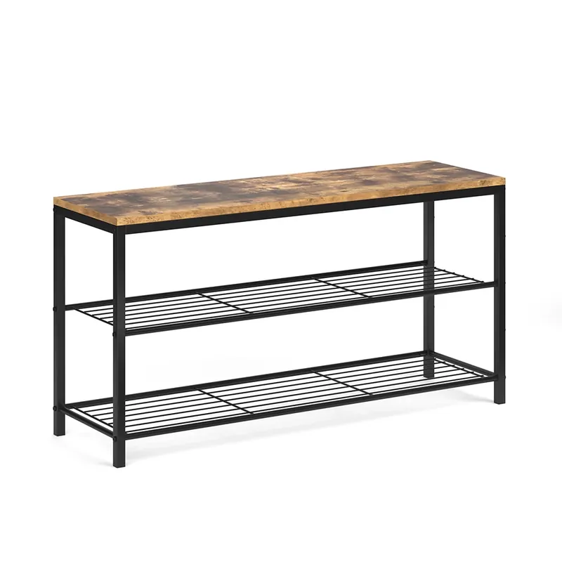 Bancă pentru pantofi Fyrk Lemn antic 100x51.5 cm Vicco Reducere de preț