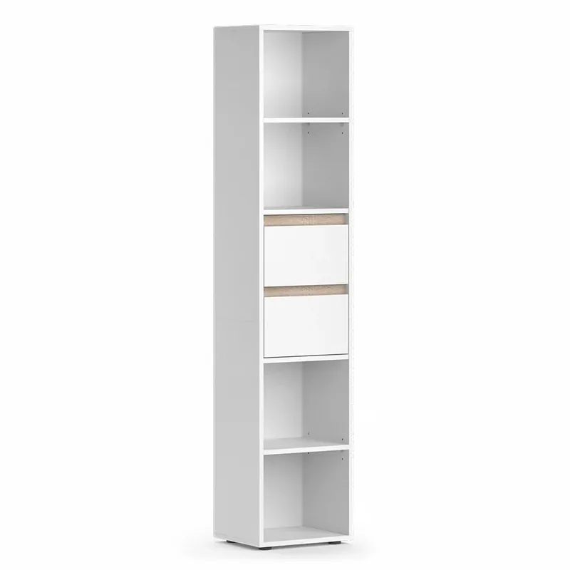 Raft pentru dosare în picioare Robert Alb 36.2x171 cm Vicco Preț promoțional