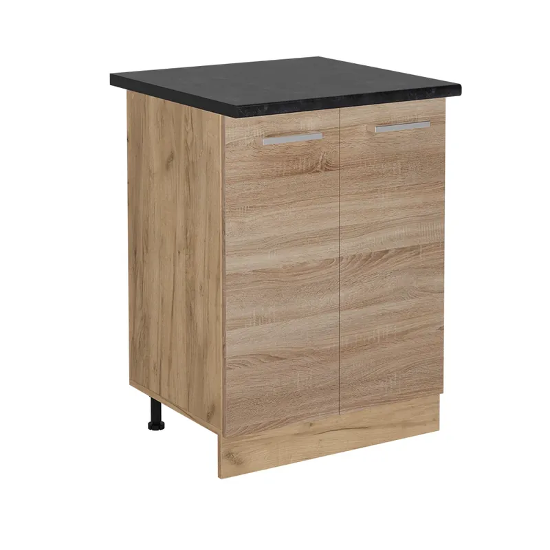 Cumpără online Dulap de bază de bucătărie R-Line Sonoma 60 cm , AP Antracit Vicco