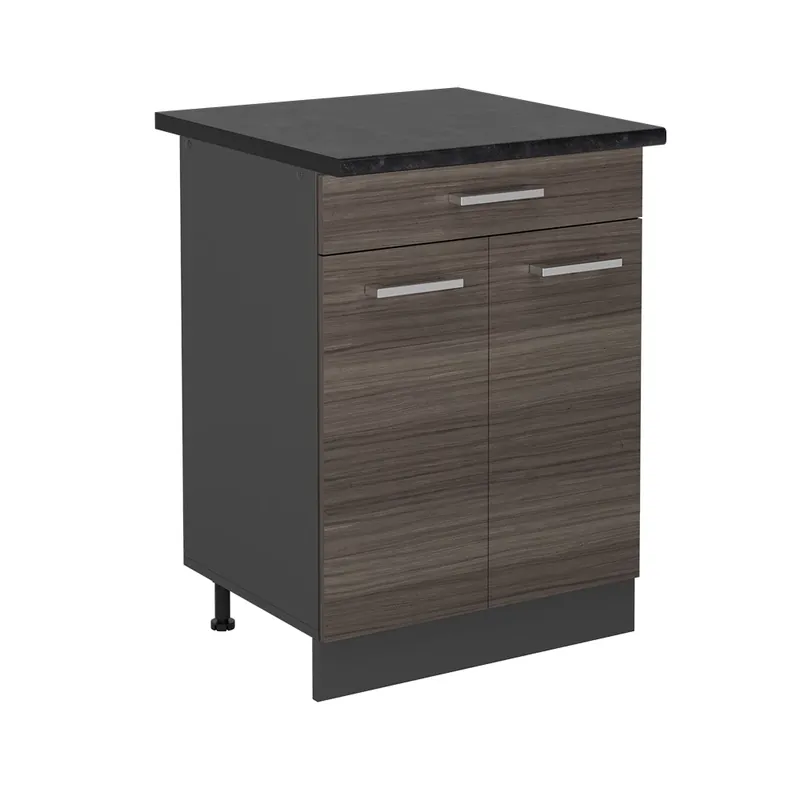Dulap de bază de bucătărie R-Line Gri nobil 60 cm , AP Antracit Vicco Ofertă specială