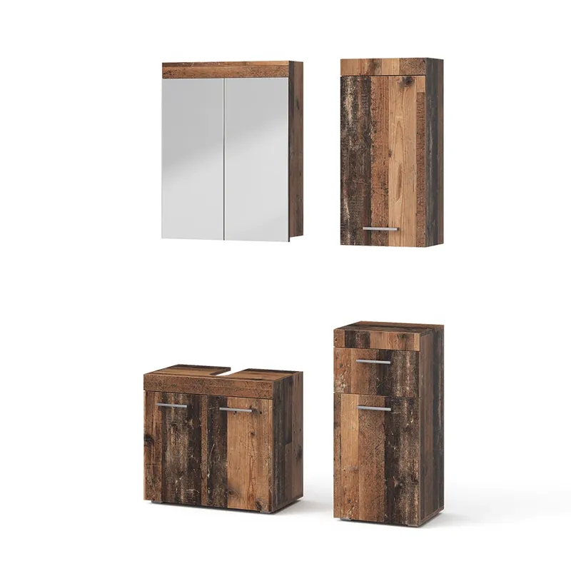 Set mobilier baie Luna Stil vechi 4 părți Vicco Noutate
