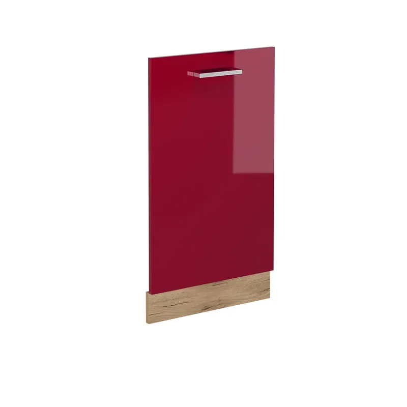 Panoul frontal R-Line Roșu lucios ridicat 45 cm fara blat Vicco Expediere rapidă