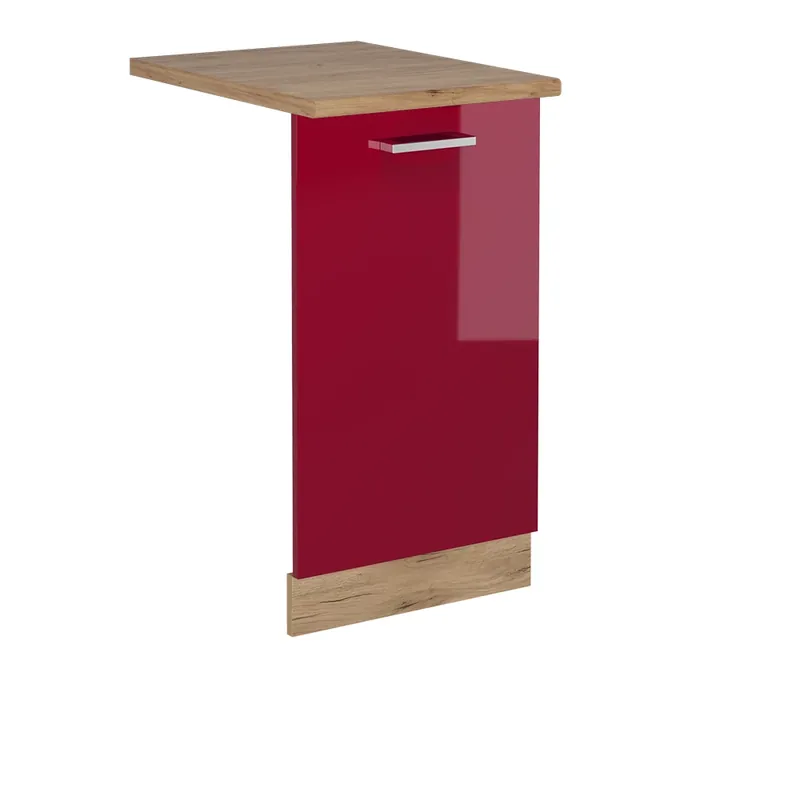 Panou frontal pentru mașina de spălat vase R-Line Roșu lucios ridicat 45 cm , AP Stejar Vicco Ofertă