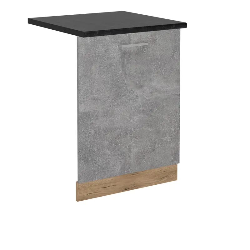 Panou frontal pentru mașina de spălat vase R-Line beton 60 cm , AP Antracit Vicco Nu rata