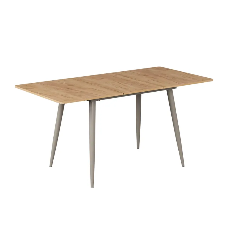 Lichidare de stoc Masa de sufragerie Beaver Goldkraft Oak/Greige 120 x 80 cm Extensibil Vicco