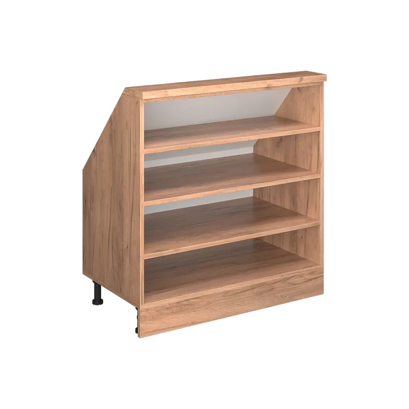 Plată sigură Dulap pentru acoperiș în pantă Rion Stejar Goldkraft 80x81.6 cm cu 4 compartimente Vicco