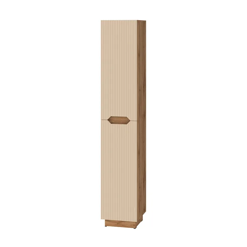 Dulap de baie Lotta Stejar/cașmir cu dungi 33x186 cm cu 2 uși Vicco Reducere