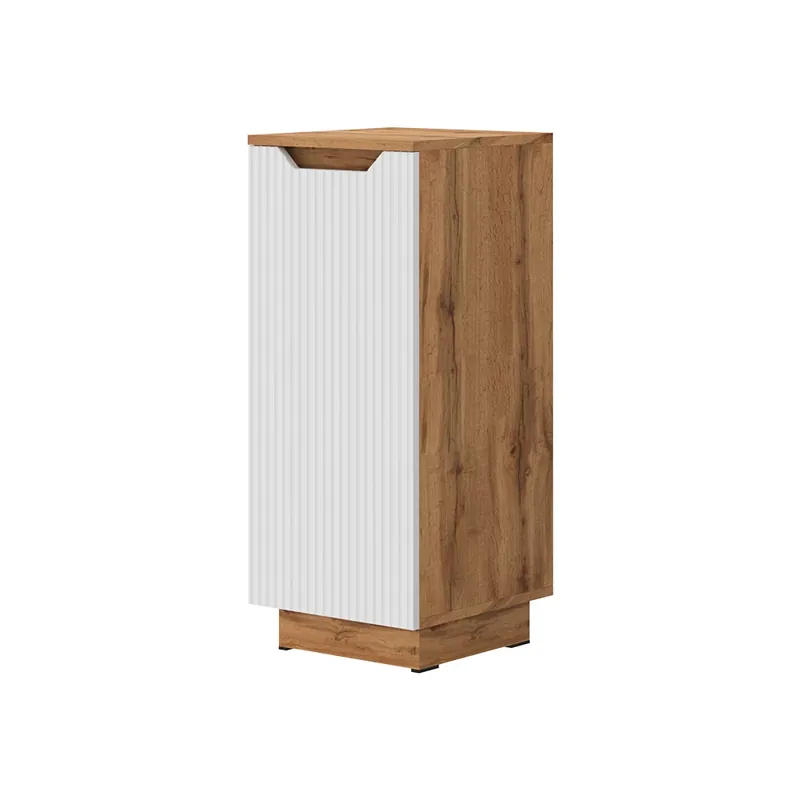 Dulap Midi Lotta Stejar/alb cu dungi 33.4x81.9 cm Vicco Retur gratuit