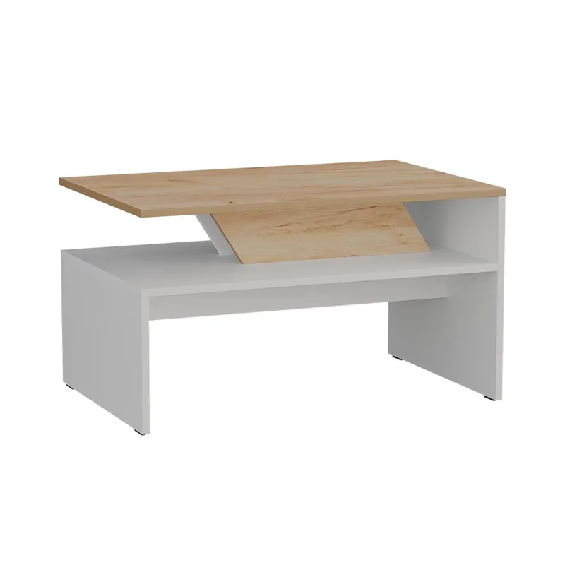 Ofertă specială Masuta de cafea Arden Alb/Artisan 80 x 52.6 cm Vicco