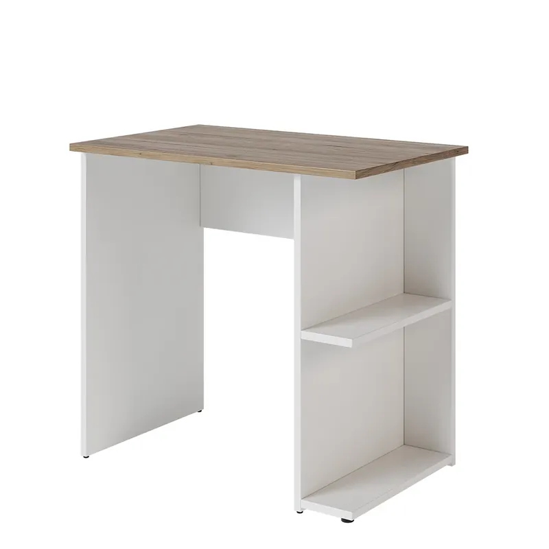 Ieftin Birou Simple Alb/Artisan 80 x 50 cm Vicco