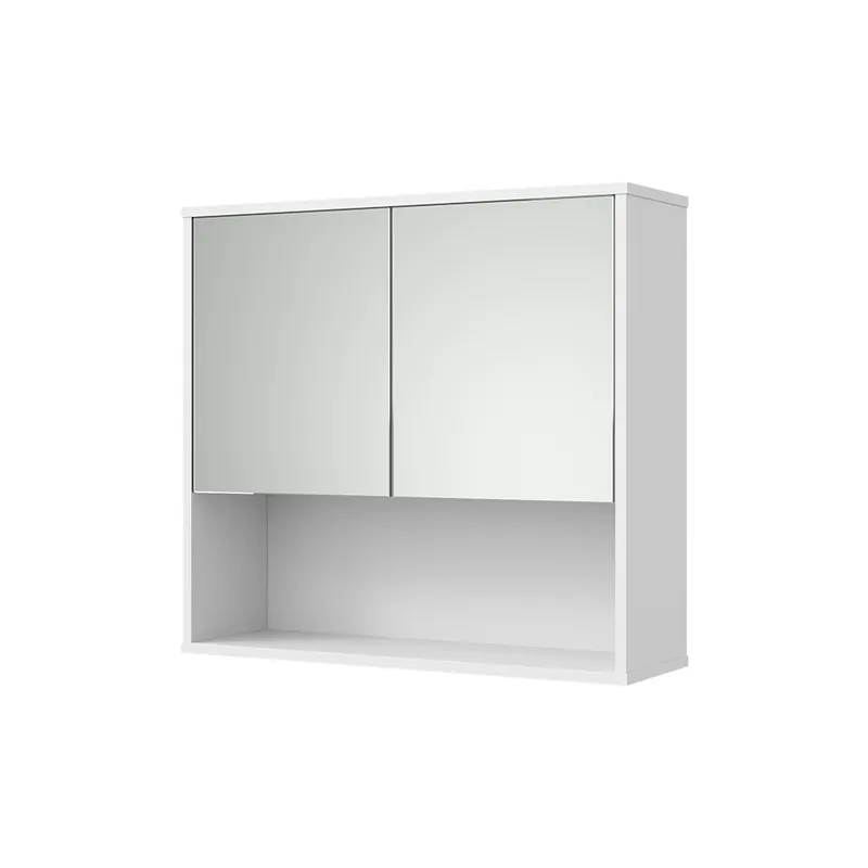 Comandă acum Dulap cu oglindă de baie Eliza Ondulație albă 70x65 cm Vicco
