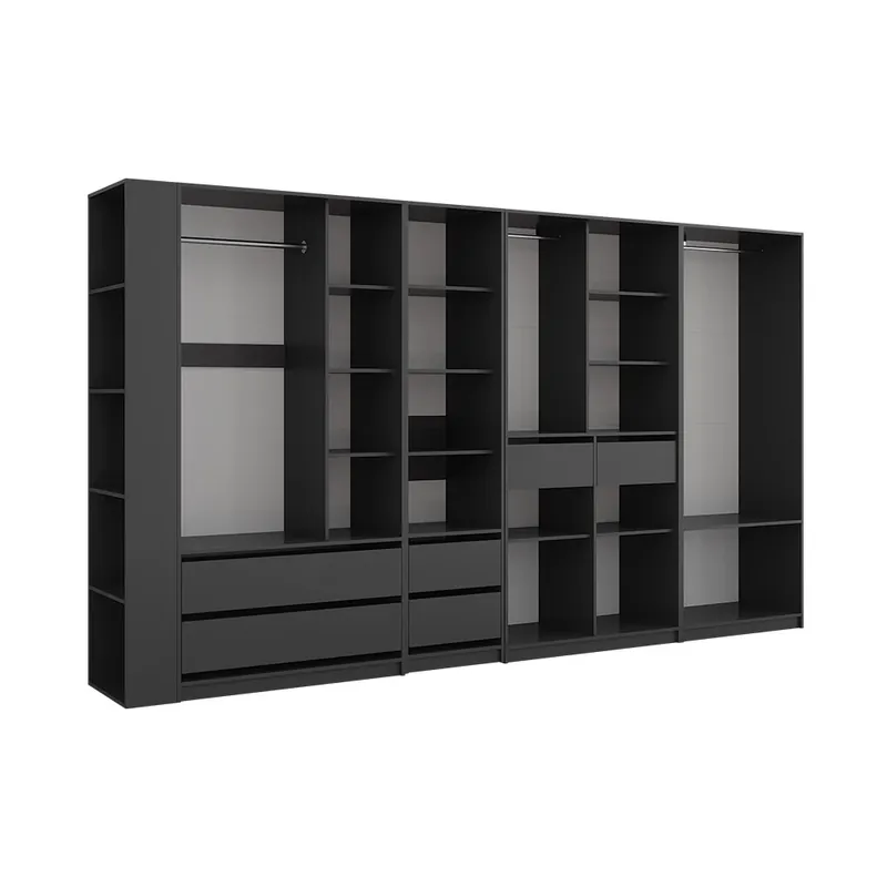 Dulap Elmo antracit 50x200 cm Set de 5 Vicco Mai ieftin