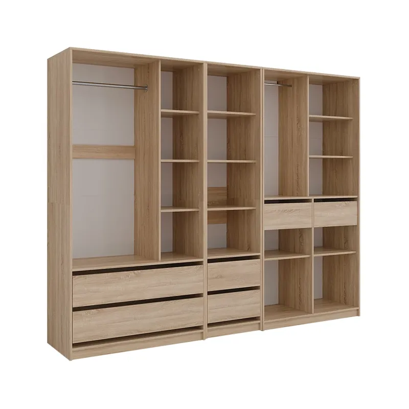 Dulap Elmo Sonoma 100x200 cm Set de 3 Vicco Retur ușor