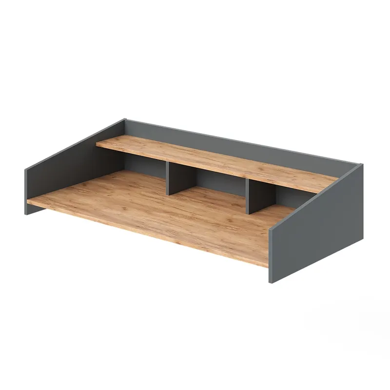 Raft montat sus Viktor Stejar Goldkraft 127.2x30 cm Vicco Plată securizată