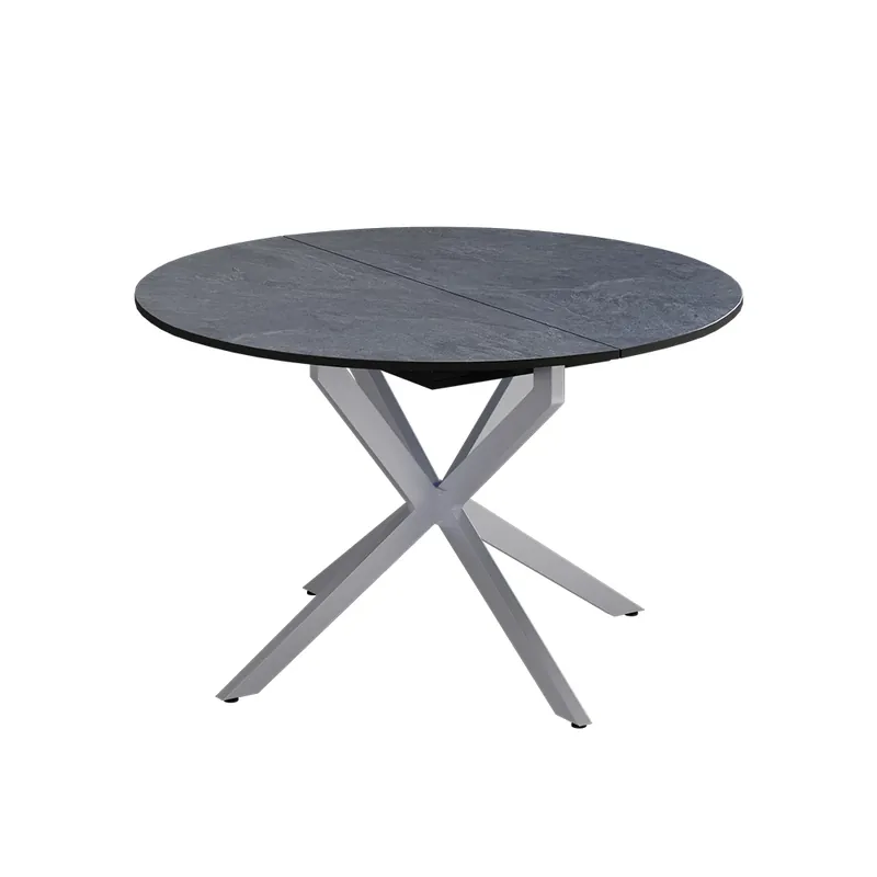 Masa de sufragerie Loyd antracit/Gri 120 x 120 cm Extensibil Vicco Ofertă exclusivă