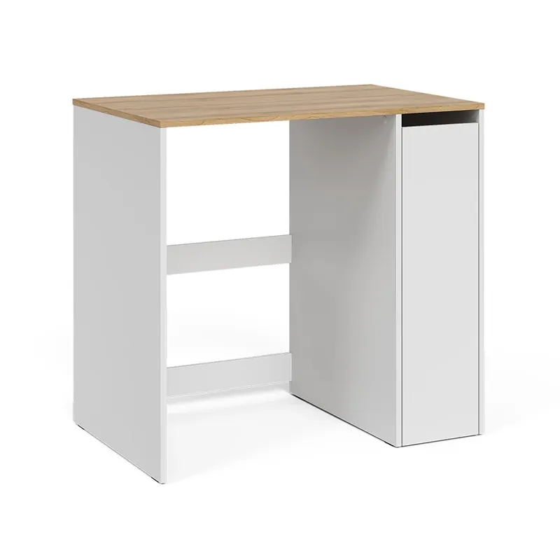 Cumpără online Dulap pentru mașină de spălat Viktor Alb/Stejar artizanal 93.6x88.2 cm cu 3 compartimente Vicco