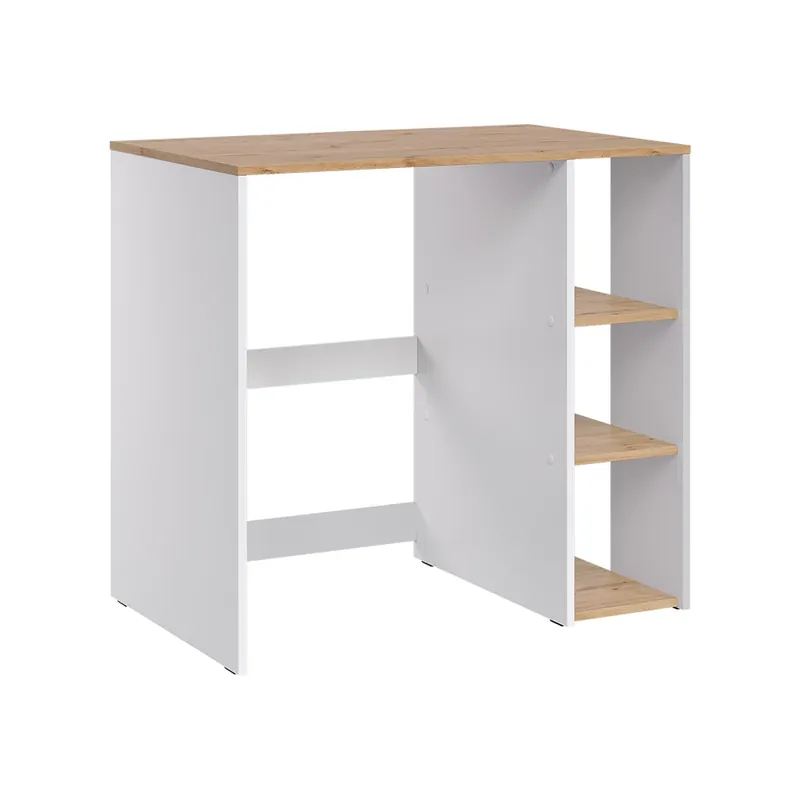Dulap pentru mașină de spălat Viktor Alb/Stejar artizanal 93.6x88.2 cm Vicco Retur ușor