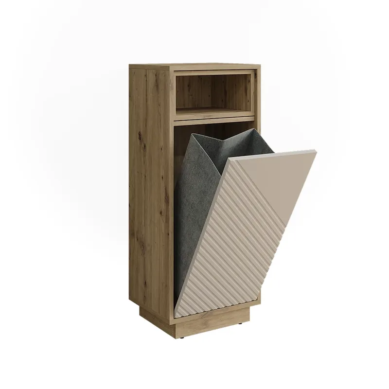 dulap pentru rufe Beatrice Caşmir/Stejar artizanal 38x93 cm Vicco Plată sigură