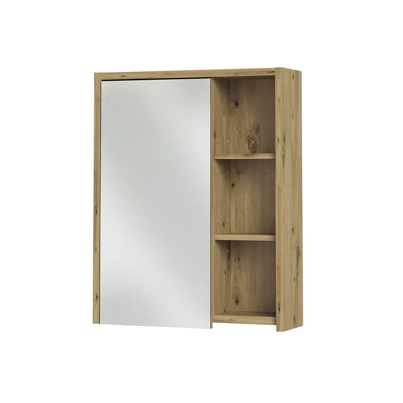 Dulap cu oglindă de baie Viola Caşmir/Stejar artizanal 60x75 cm Vicco Disponibil imediat