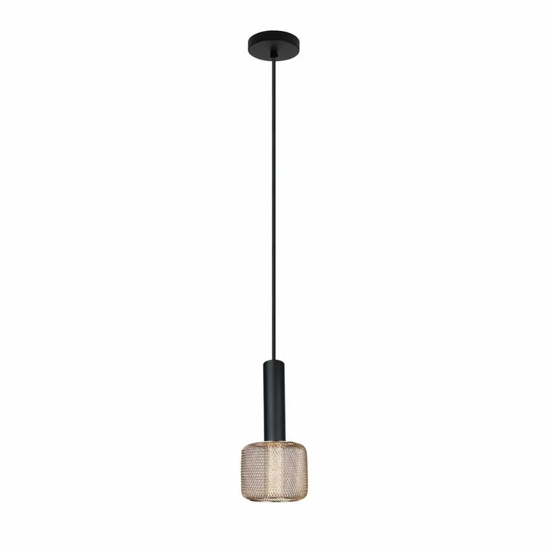 Pendul Max Light Mesh P0438 auriu-negru LED 5W 3000K 9 cm Ofertă