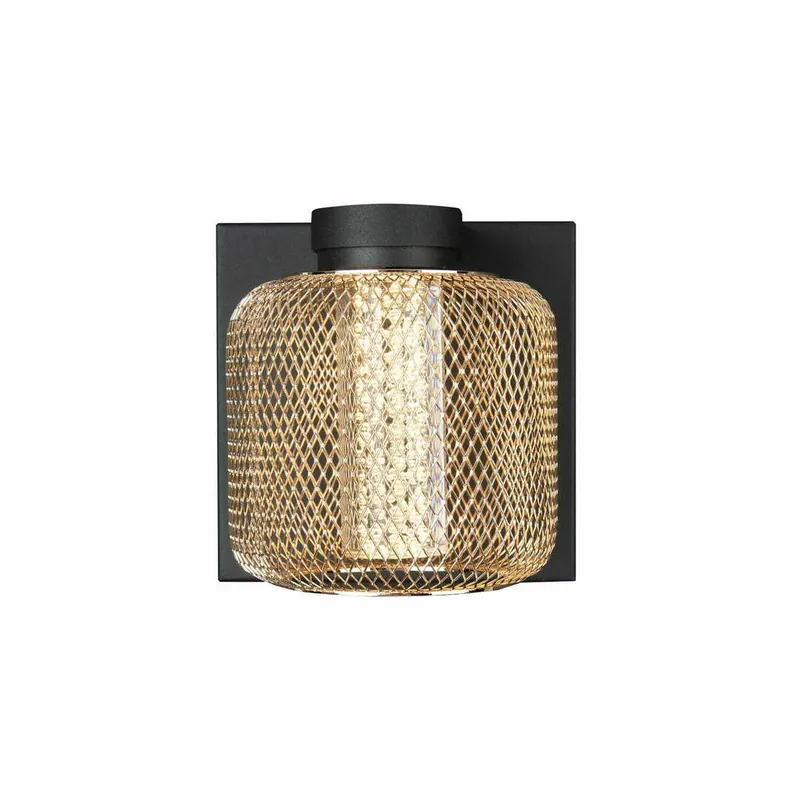 Aplică perete Max Light Mesh W0293 auriu 12 cm LED 3000K Cumpărături sigure