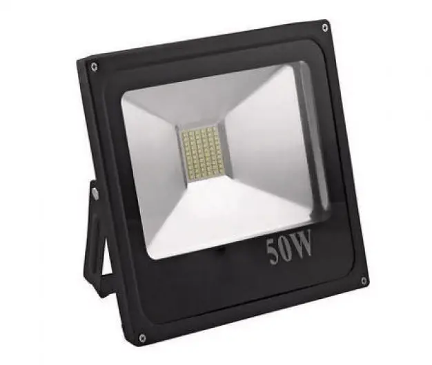 Proiector LED POLUX 50W IP65 negru Disponibil imediat